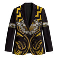 Aotearoa Ngati Porou Personalised Blazer Maori Iwi Poutama Puhoro Tattoo