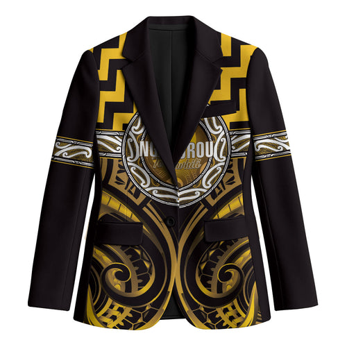 Aotearoa Ngati Porou Personalised Blazer Maori Iwi Poutama Puhoro Tattoo