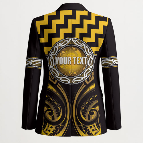 Aotearoa Ngati Porou Personalised Blazer Maori Iwi Poutama Puhoro Tattoo