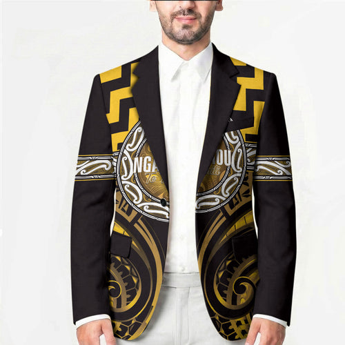 Aotearoa Ngati Porou Personalised Blazer Maori Iwi Poutama Puhoro Tattoo