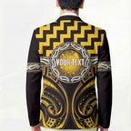 Aotearoa Ngati Porou Personalised Blazer Maori Iwi Poutama Puhoro Tattoo