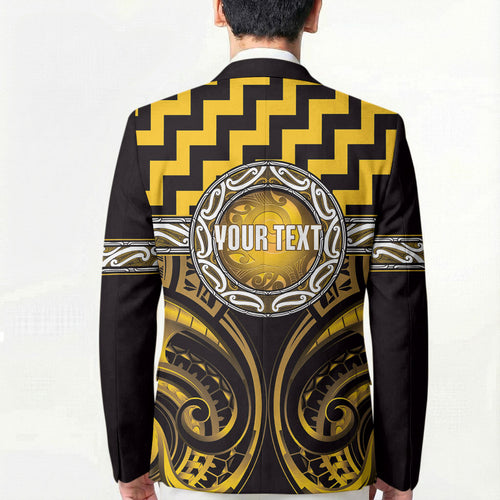 Aotearoa Ngati Porou Personalised Blazer Maori Iwi Poutama Puhoro Tattoo