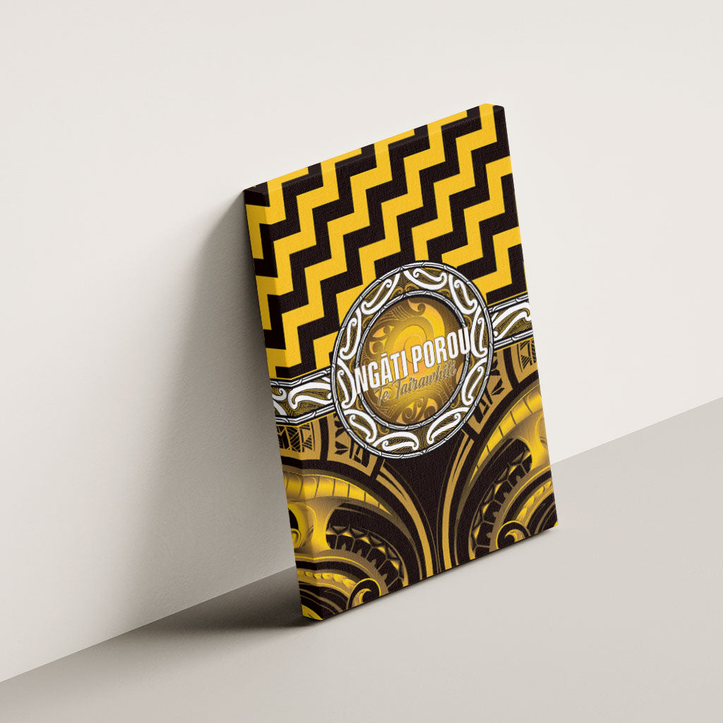 Aotearoa Ngati Porou Canvas Wall Art Maori Iwi Poutama Puhoro Tattoo