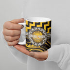 Aotearoa Ngati Porou Personalised Ceramic Mug Maori Iwi Poutama Puhoro Tattoo