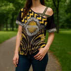 Aotearoa Ngati Porou Personalised Cross Shoulder Shirt Maori Iwi Poutama Puhoro Tattoo
