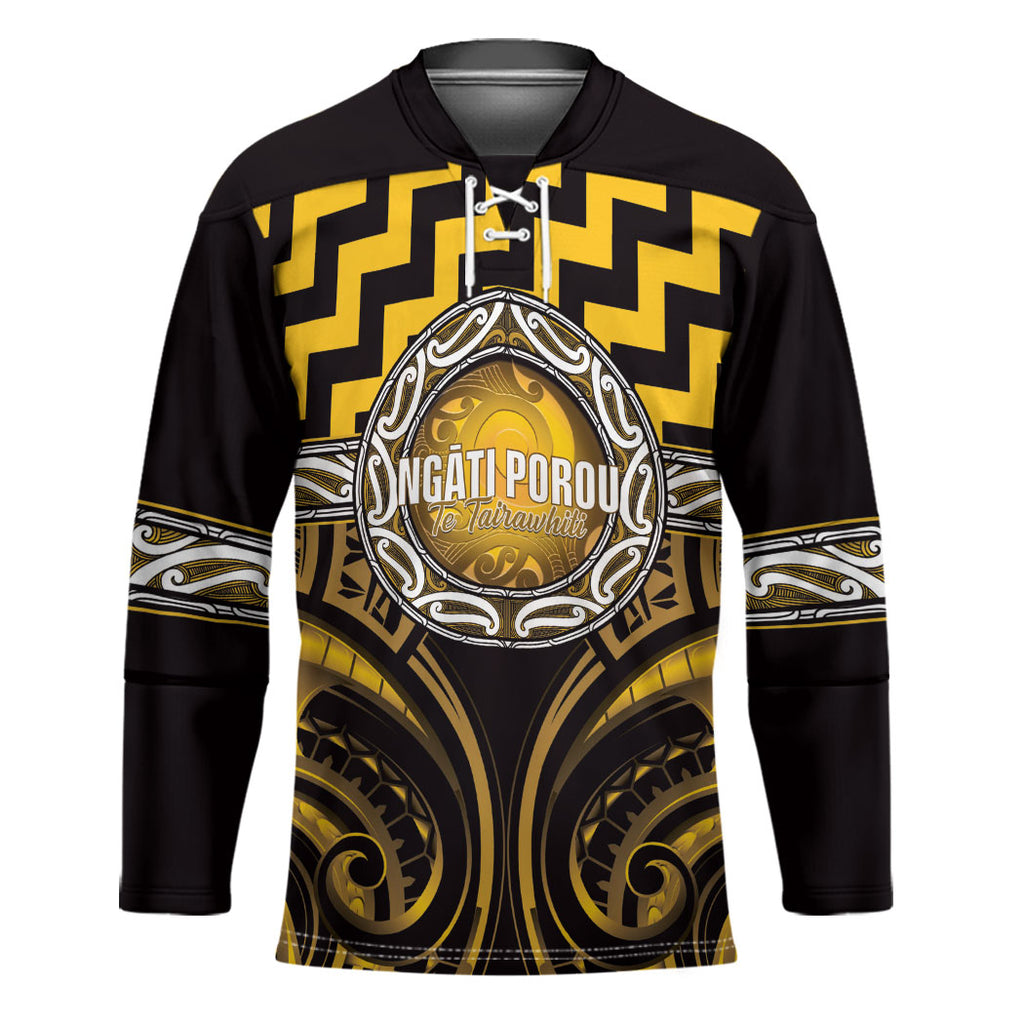 Aotearoa Ngati Porou Personalised Hockey Jersey Maori Iwi Poutama Puhoro Tattoo