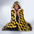 Aotearoa Ngati Porou Hooded Blanket Maori Iwi Poutama Puhoro Tattoo