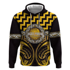 Aotearoa Ngati Porou Personalised Hoodie Maori Iwi Poutama Puhoro Tattoo