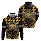 Aotearoa Ngati Porou Personalised Hoodie Maori Iwi Poutama Puhoro Tattoo