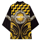 Aotearoa Ngati Porou Personalised Kimono Maori Iwi Poutama Puhoro Tattoo