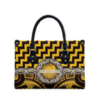 Aotearoa Ngati Porou Leather Bag Maori Iwi Poutama Puhoro Tattoo
