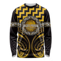 Aotearoa Ngati Porou Personalised Long Sleeve Shirt Maori Iwi Poutama Puhoro Tattoo