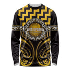 Aotearoa Ngati Porou Personalised Long Sleeve Shirt Maori Iwi Poutama Puhoro Tattoo