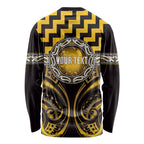 Aotearoa Ngati Porou Personalised Long Sleeve Shirt Maori Iwi Poutama Puhoro Tattoo