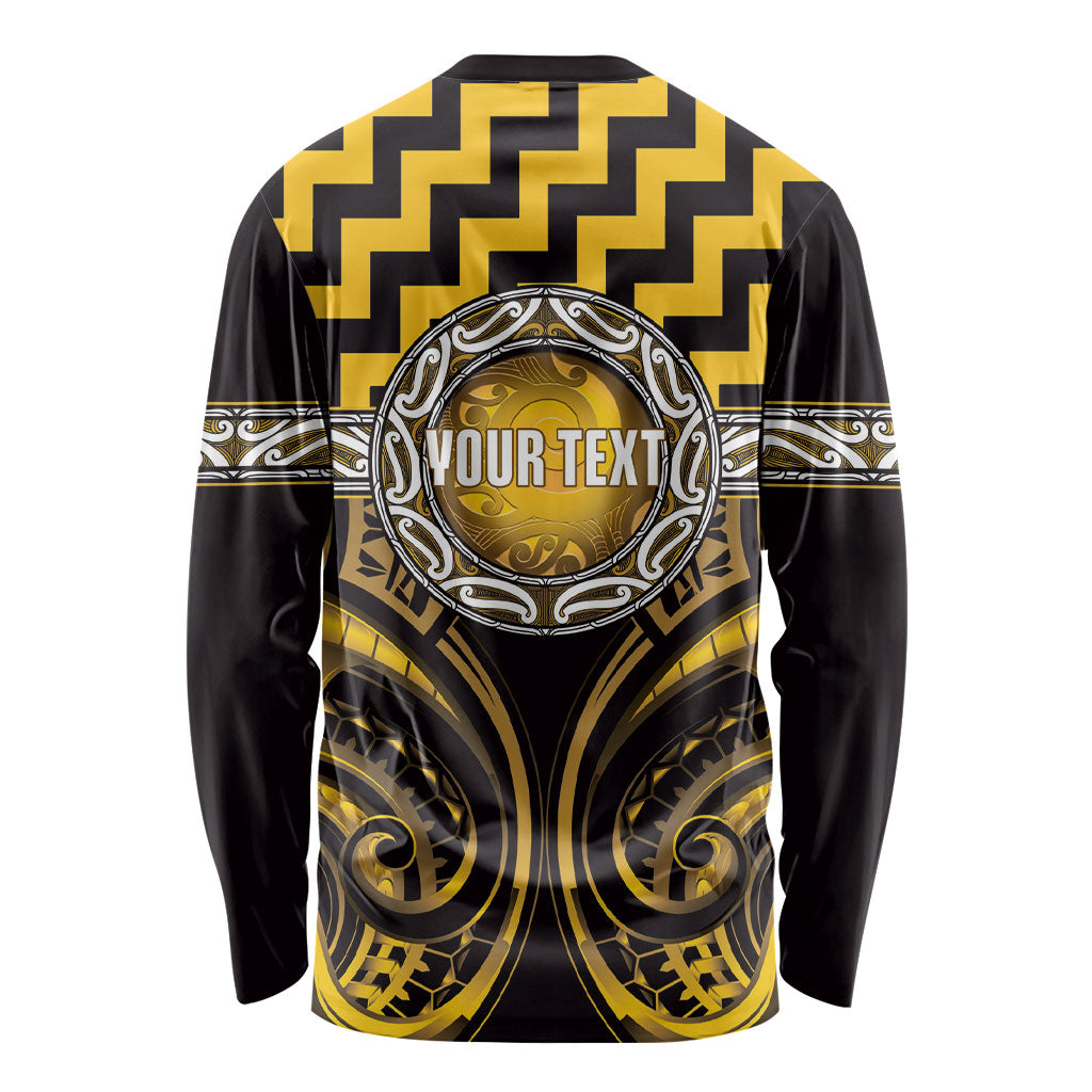 Aotearoa Ngati Porou Personalised Long Sleeve Shirt Maori Iwi Poutama Puhoro Tattoo