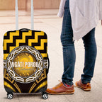 Aotearoa Ngati Porou Luggage Cover Maori Iwi Poutama Puhoro Tattoo