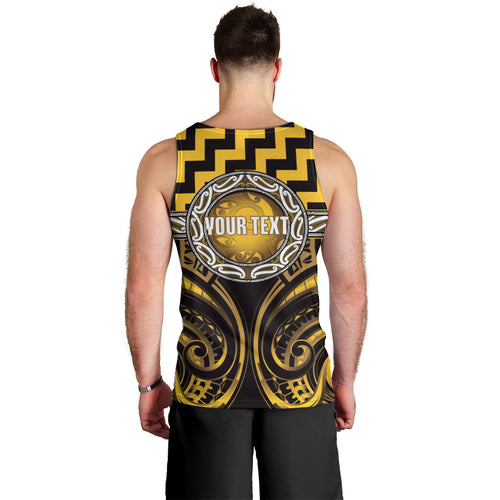 Aotearoa Ngati Porou Personalised Men Tank Top Maori Iwi Poutama Puhoro Tattoo