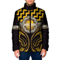 Aotearoa Ngati Porou Personalised Padded Jacket Maori Iwi Poutama Puhoro Tattoo