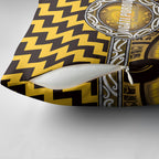 Aotearoa Ngati Porou Pillow Cover Maori Iwi Poutama Puhoro Tattoo