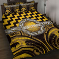 Aotearoa Ngati Porou Quilt Bed Set Maori Iwi Poutama Puhoro Tattoo