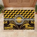 Aotearoa Ngati Porou Rubber Doormat Maori Iwi Poutama Puhoro Tattoo