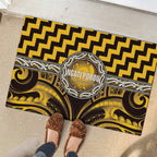 Aotearoa Ngati Porou Rubber Doormat Maori Iwi Poutama Puhoro Tattoo