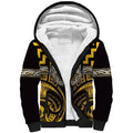 Aotearoa Ngati Porou Personalised Sherpa Hoodie Maori Iwi Poutama Puhoro Tattoo