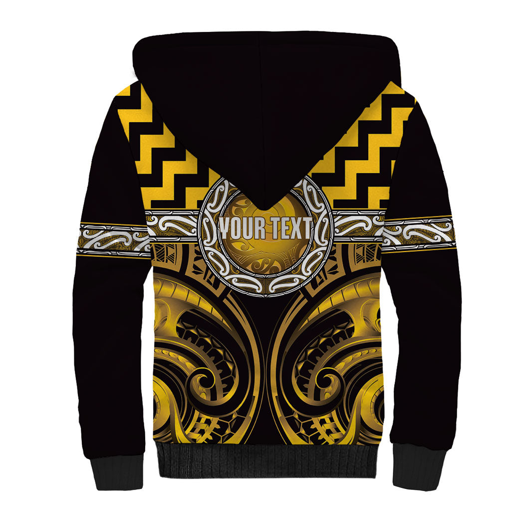 Aotearoa Ngati Porou Personalised Sherpa Hoodie Maori Iwi Poutama Puhoro Tattoo
