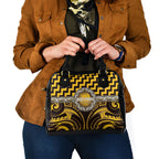Aotearoa Ngati Porou Shoulder Handbag Maori Iwi Poutama Puhoro Tattoo