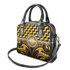 Aotearoa Ngati Porou Shoulder Handbag Maori Iwi Poutama Puhoro Tattoo