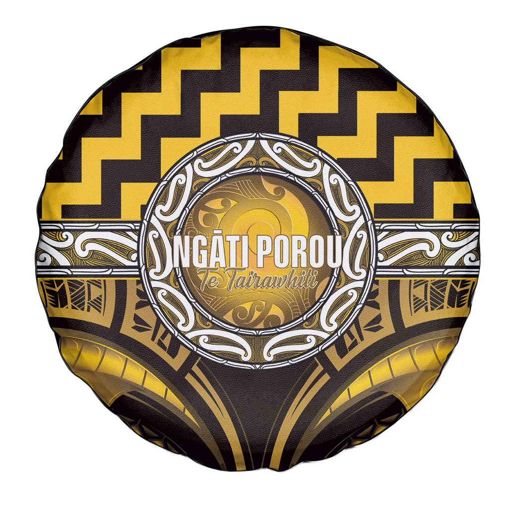 Aotearoa Ngati Porou Spare Tire Cover Maori Iwi Poutama Puhoro Tattoo