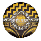 Aotearoa Ngati Porou Spare Tire Cover Maori Iwi Poutama Puhoro Tattoo