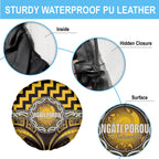 Aotearoa Ngati Porou Spare Tire Cover Maori Iwi Poutama Puhoro Tattoo