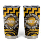 Aotearoa Ngati Porou Personalised Tumbler Cup Maori Iwi Poutama Puhoro Tattoo