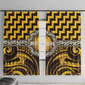 Aotearoa Ngati Porou Window Curtain Maori Iwi Poutama Puhoro Tattoo