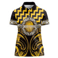 Aotearoa Ngati Porou Personalised Women Polo Shirt Maori Iwi Poutama Puhoro Tattoo
