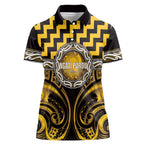 Aotearoa Ngati Porou Personalised Women Polo Shirt Maori Iwi Poutama Puhoro Tattoo