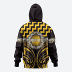 Aotearoa Ngati Porou Personalised Zip Hoodie Maori Iwi Poutama Puhoro Tattoo