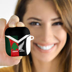 Rugby New Zealand and Lebanon AirPods Case All Black Cedars Together