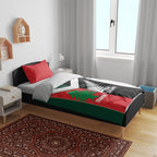 Rugby New Zealand and Lebanon Bedding Set All Black Cedars Together