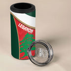 Rugby New Zealand and Lebanon 4 in 1 Can Cooler Tumbler All Black Cedars Together