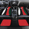 Custom Rugby New Zealand and Lebanon Car Mats All Black Cedars Together