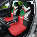 Rugby New Zealand and Lebanon Car Seat Cover All Black Cedars Together