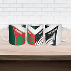 Rugby New Zealand and Lebanon Ceramic Mug All Black Cedars Together