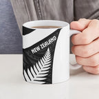 Rugby New Zealand and Lebanon Ceramic Mug All Black Cedars Together