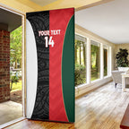 Custom Rugby New Zealand and Lebanon Door Cover All Black Cedars Together