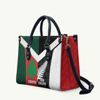 Rugby New Zealand and Lebanon Leather Bag All Black Cedars Together
