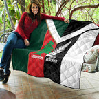 Rugby New Zealand and Lebanon Quilt All Black Cedars Together