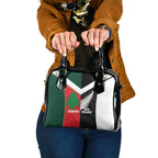 Rugby New Zealand and Lebanon Shoulder Handbag All Black Cedars Together