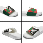 Rugby New Zealand and Lebanon Slide Sandals All Black Cedars Together
